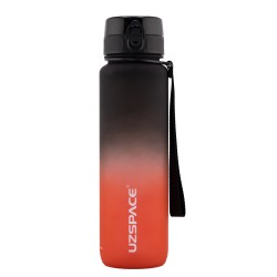 Sticla Colorful Frosted 1000ml 3038d - Black-Red